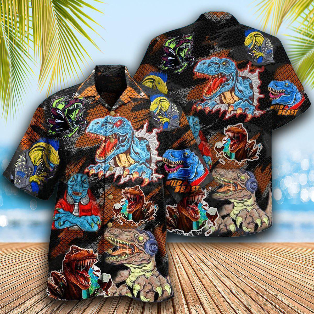 Dinosaur Roar Means I Love You - Hawaiian Shirt - Reefox