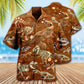 Dinosaur T-Rex Skull Vintage - Hawaiian Shirt - Reefox