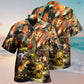 Dinosaur Perish Life With Fire - Hawaiian Shirt - Reefox