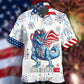 Dinosaur Independence Day Dinosaurus - Hawaiian Shirt - Reefox