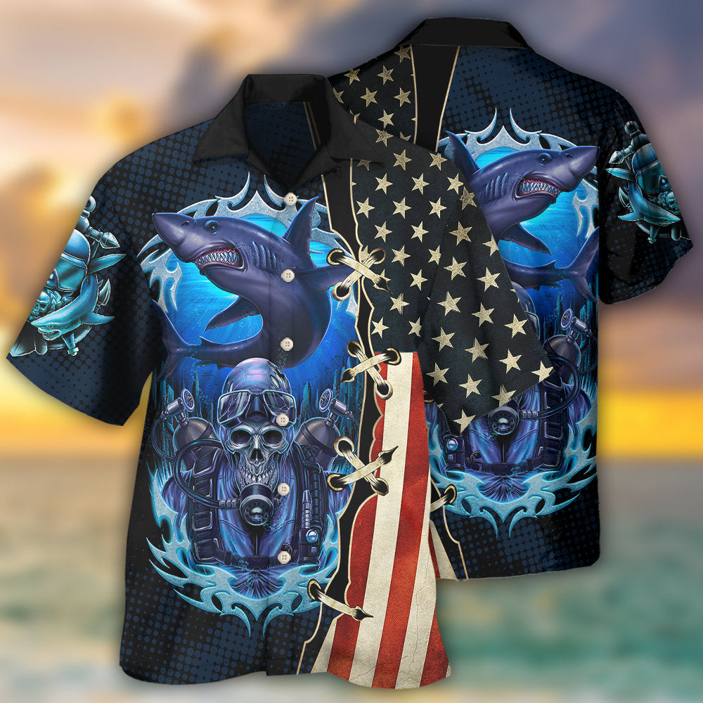 Diving Independence Day - Hawaiian Shirt - Reefox