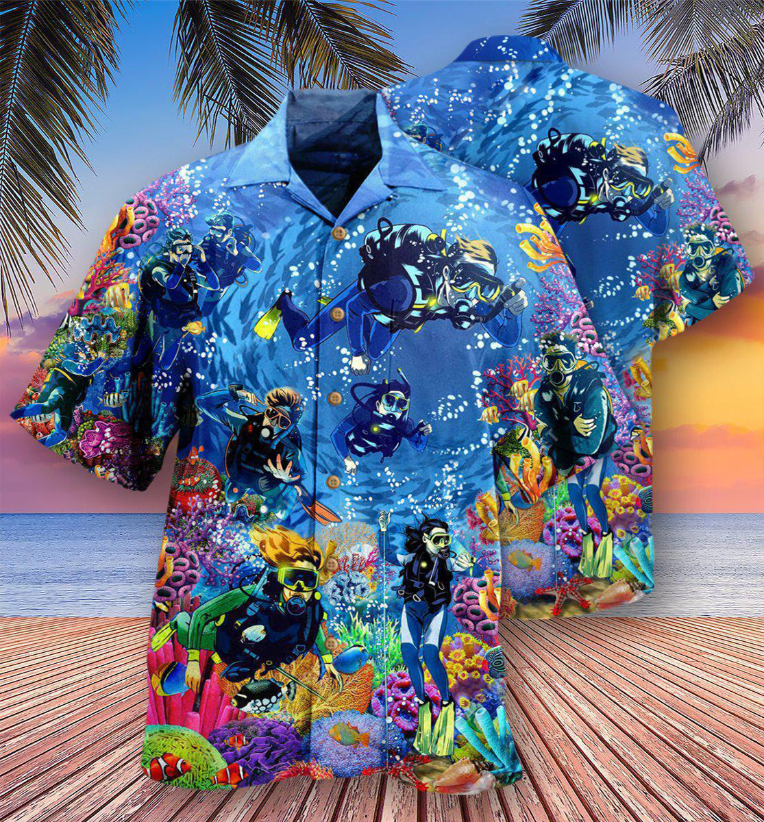 Diving Ocean Everything Will Kill You So Choose Something - Hawaiian Shirt - Reefox