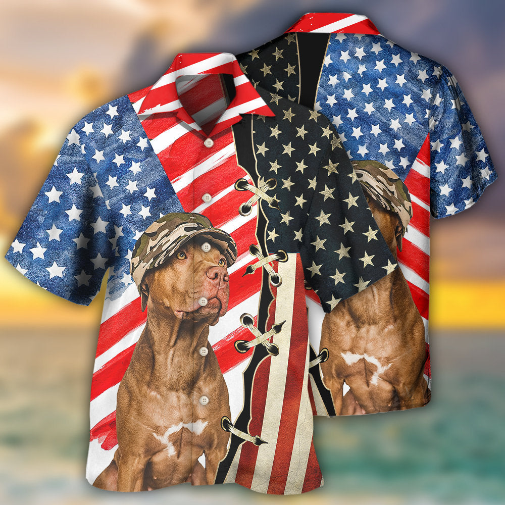 Dog Independence Day - Hawaiian Shirt - Reefox
