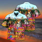 Dogs Lovely Romantic Tulip Garden - Hawaiian Shirt - Reefox