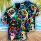 Dogs Peace Love And Colorful - Hawaiian Shirt - Reefox