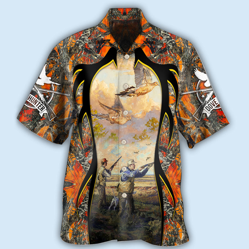 Hunting Dove Hunting Orange Style - Hawaiian Shirt - Reefox