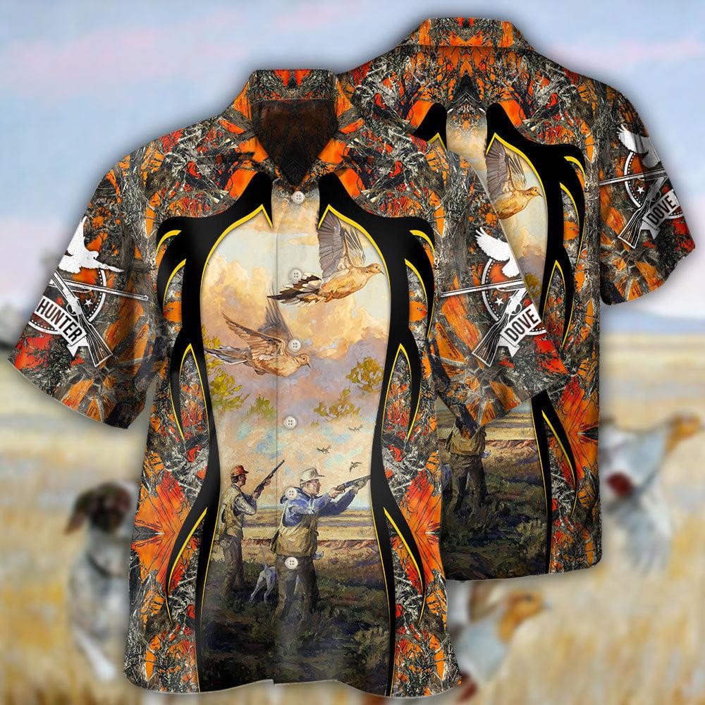 Hunting Dove Hunting Orange Style - Hawaiian Shirt - Reefox