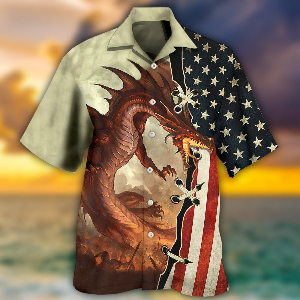 Dragon Independence Day - Hawaiian Shirt - Reefox