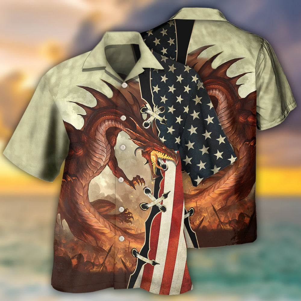Dragon Independence Day - Hawaiian Shirt - Reefox