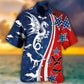 Dragon Independence Day America - Hawaiian Shirt - Reefox