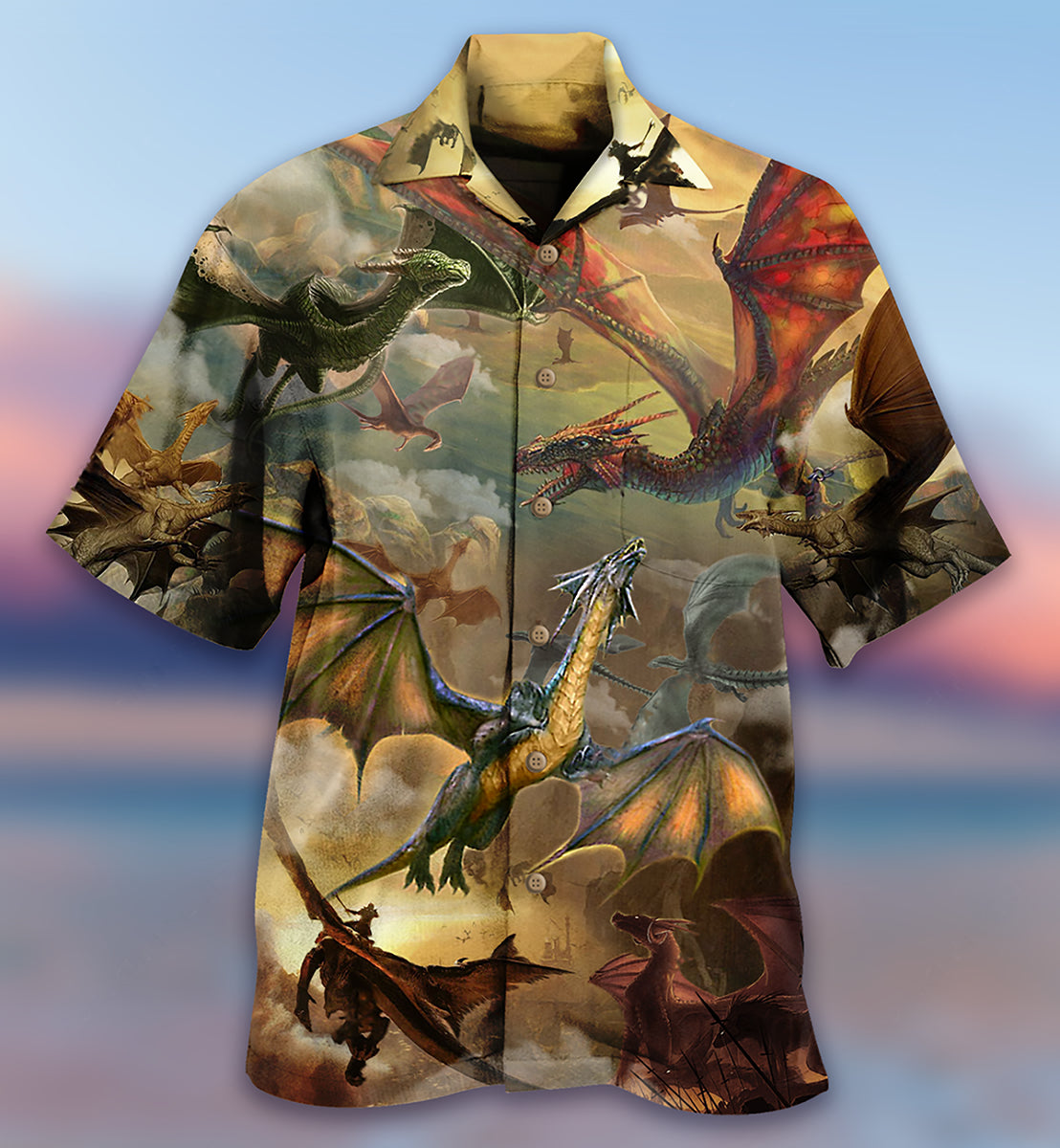 Dragon Love Life Fly To The Sky Amazing - Hawaiian Shirt - Reefox