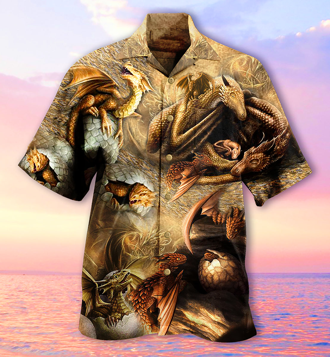 Dragon Love Life Every Time - Hawaiian Shirt - Reefox