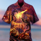 Dragon Fighting Togerther Love Life - Hawaiian Shirt - Reefox