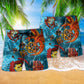 Dragon Lover Stunning Color - Beach Short Reefox - Owls Matrix LTD