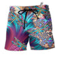 Beach Short / Adults / S Dragonfly Loves Summer Vibes Luxury - Beach Short Reefox - Owls Matrix LTD