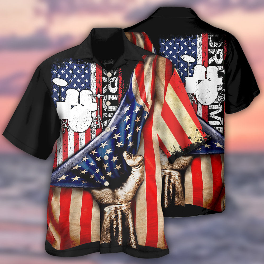 Drum Independence Day - Hawaiian Shirt - Reefox