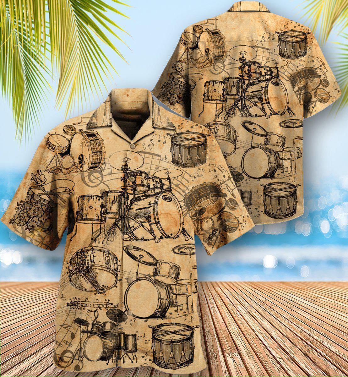 Drum No Life Know Drums Know Life - Hawaiian Shirt - Reefox