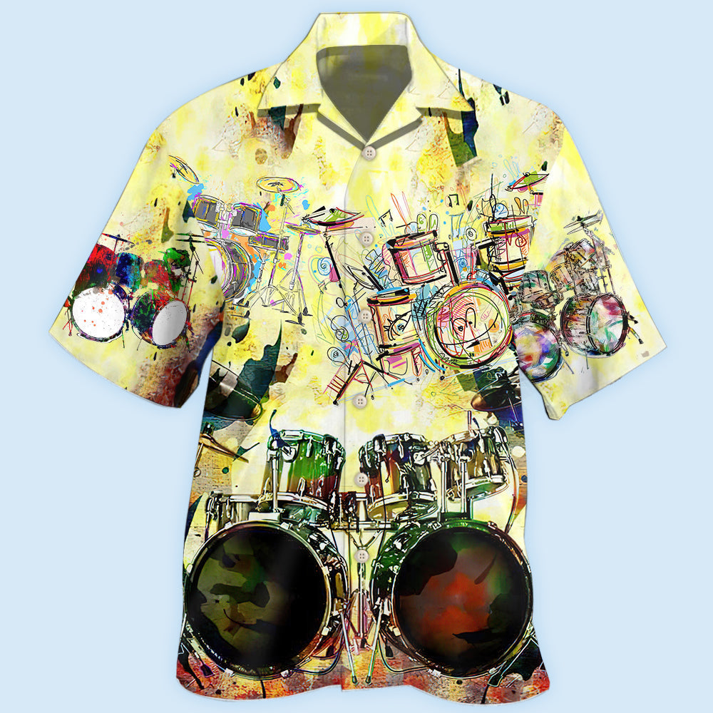 Drum Mix Color - Hawaiian Shirt - Reefox
