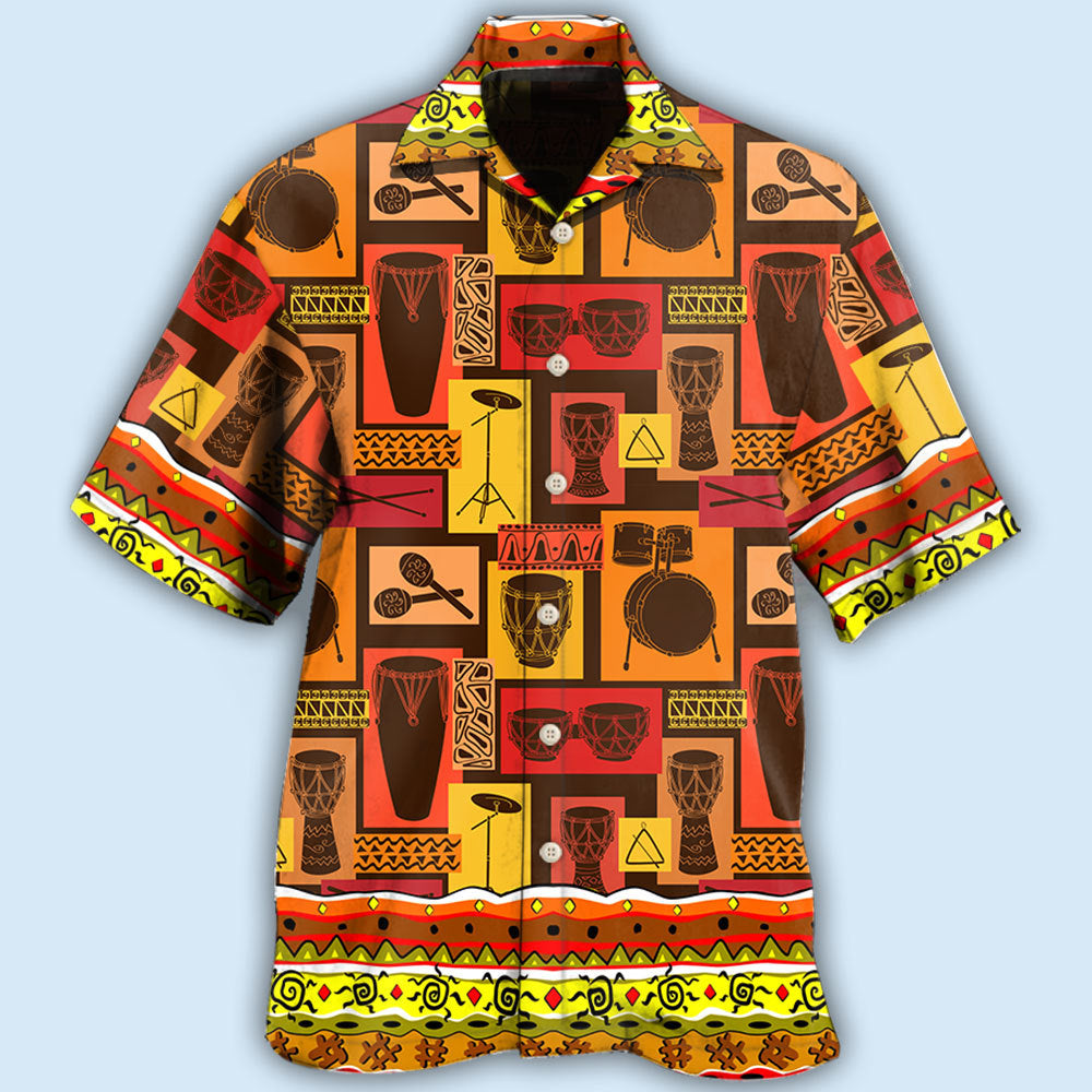Drum Symbol Music Lover - Hawaiian Shirt - Reefox