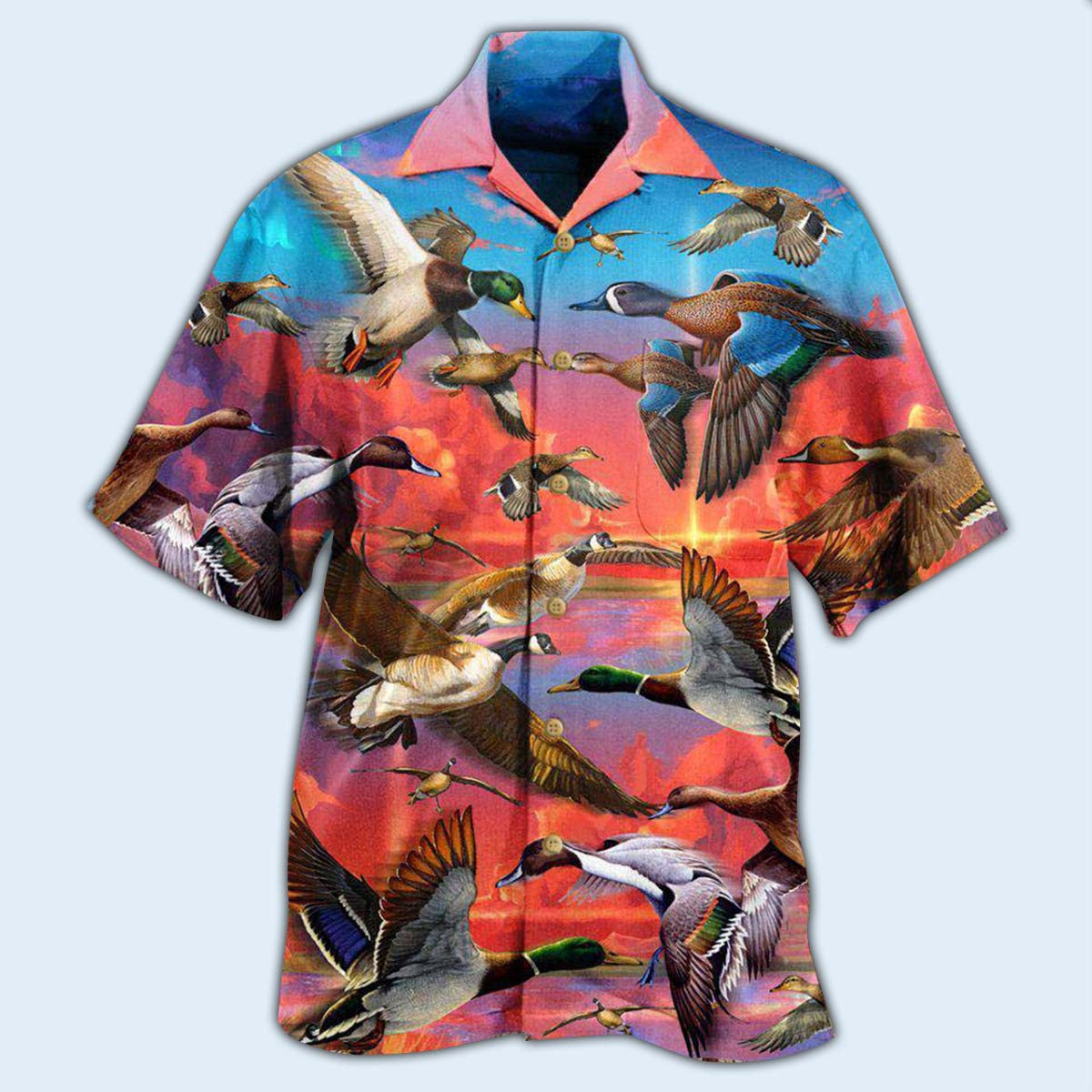 Duck The Soul Ducks Is In The Sky Forever - Hawaiian Shirt - Reefox