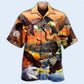 Eagle By Blood A Hunter By Heart A King Of Sunset Sky - Hawaiian Shirt - Reefox