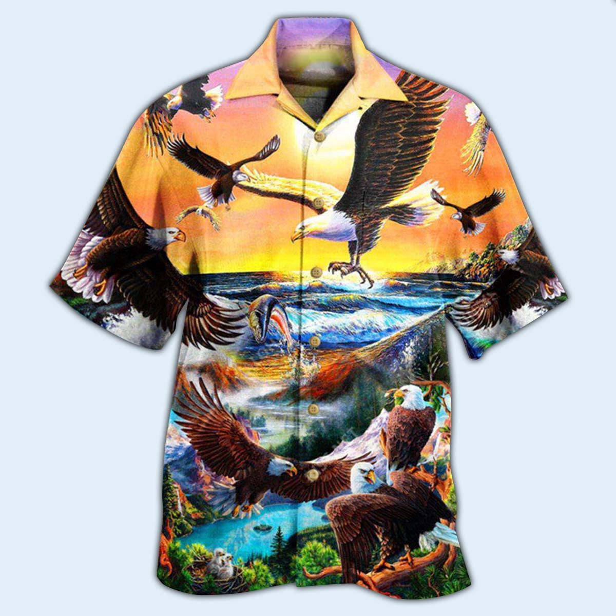 Eagle Spirit Of America Lovely Life - Hawaiian Shirt - Reefox