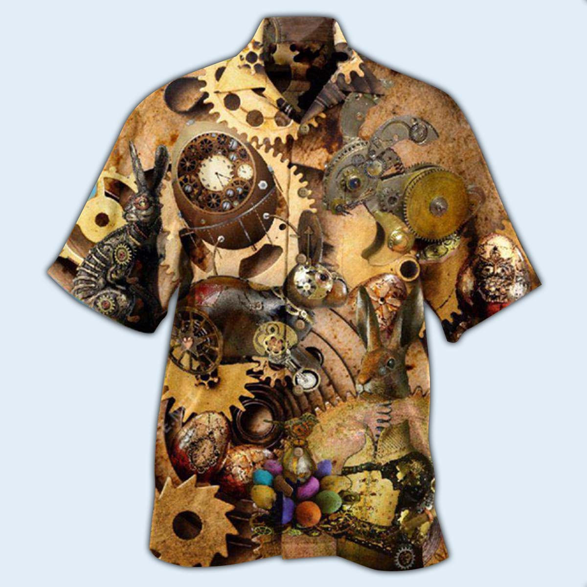 Steampunk Style Easter Enjoy - Hawaiian Shirt - Reefox