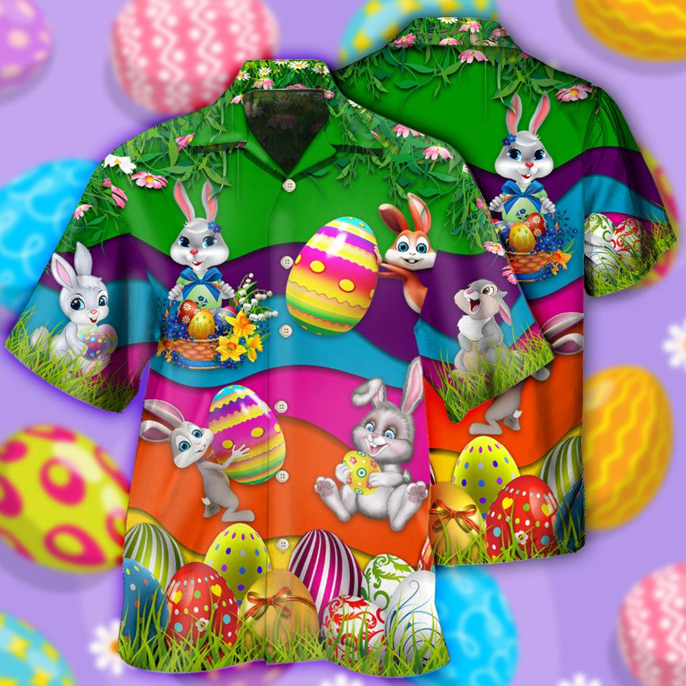 Easter Rabbit Lovely Rabbit Easter'S Day - Hawaiian shirt - Reefox