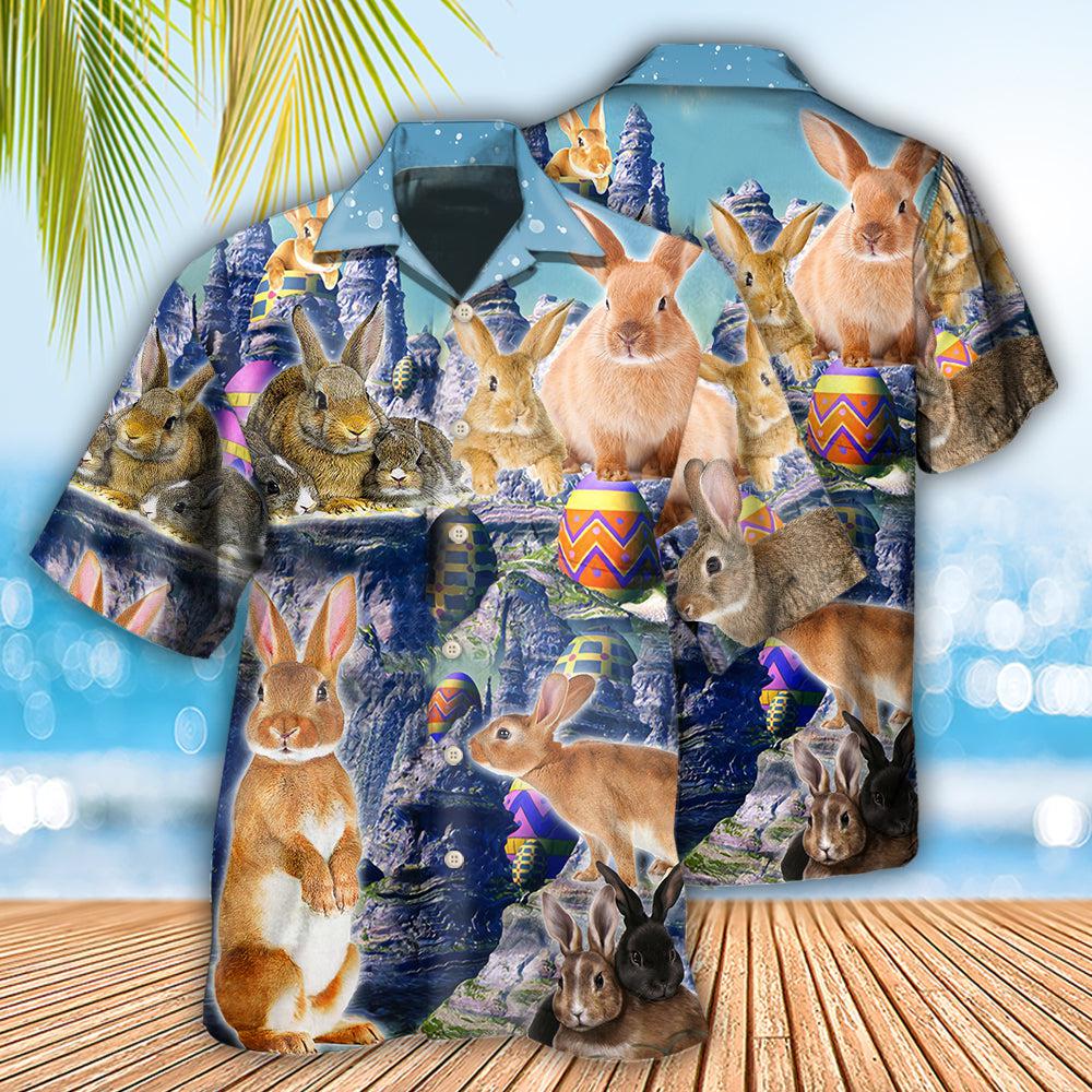 Easter Rabbit The Great Gift Of Easter Is Hope Cool - Hawaiian Shirt - Reefox