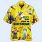 Electrician Save A Wire Stip An Electrician - Hawaiian Shirt - Reefox