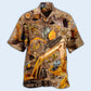Excavator Don't Mess Hard Work Excavator - Hawaiian Shirt - Reefox