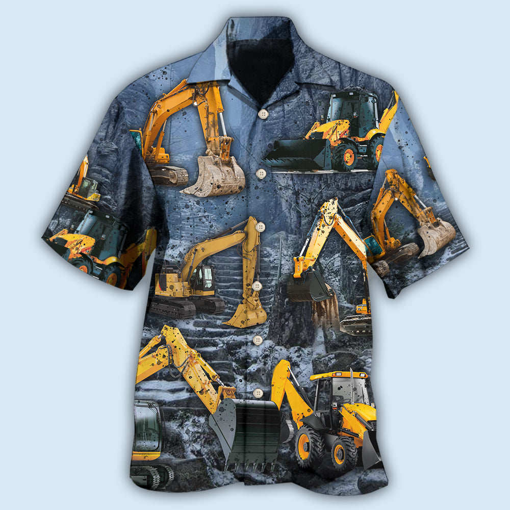 Excavator Strong Power - Hawaiian Shirt - Reefox
