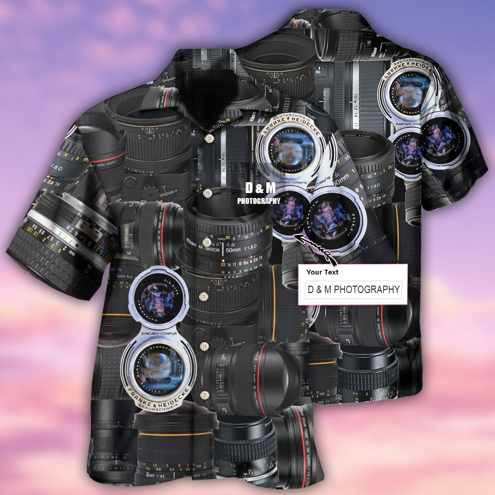 D & M Photography Camera Once A Photographer Always A Photographer Personalized - Hawaiian Shirt - Reefox