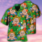 Comics-Figure And Blooming Tropical Flowers - Hawaiian Shirt - Reefox