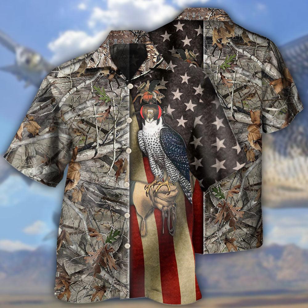 Hunting Falconry Hunting America - Hawaiian Shirt - Reefox