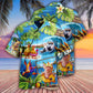 Farm Animals Stay Cool Duck Chicken Pig - Hawaiian Shirt - Reefox