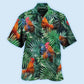 Chicken Rooster Tropical Summer Vibes - Hawaiian Shirt - Reefox