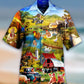 Farm Love Animals In The Village - Hawaiian Shirt - Reefox