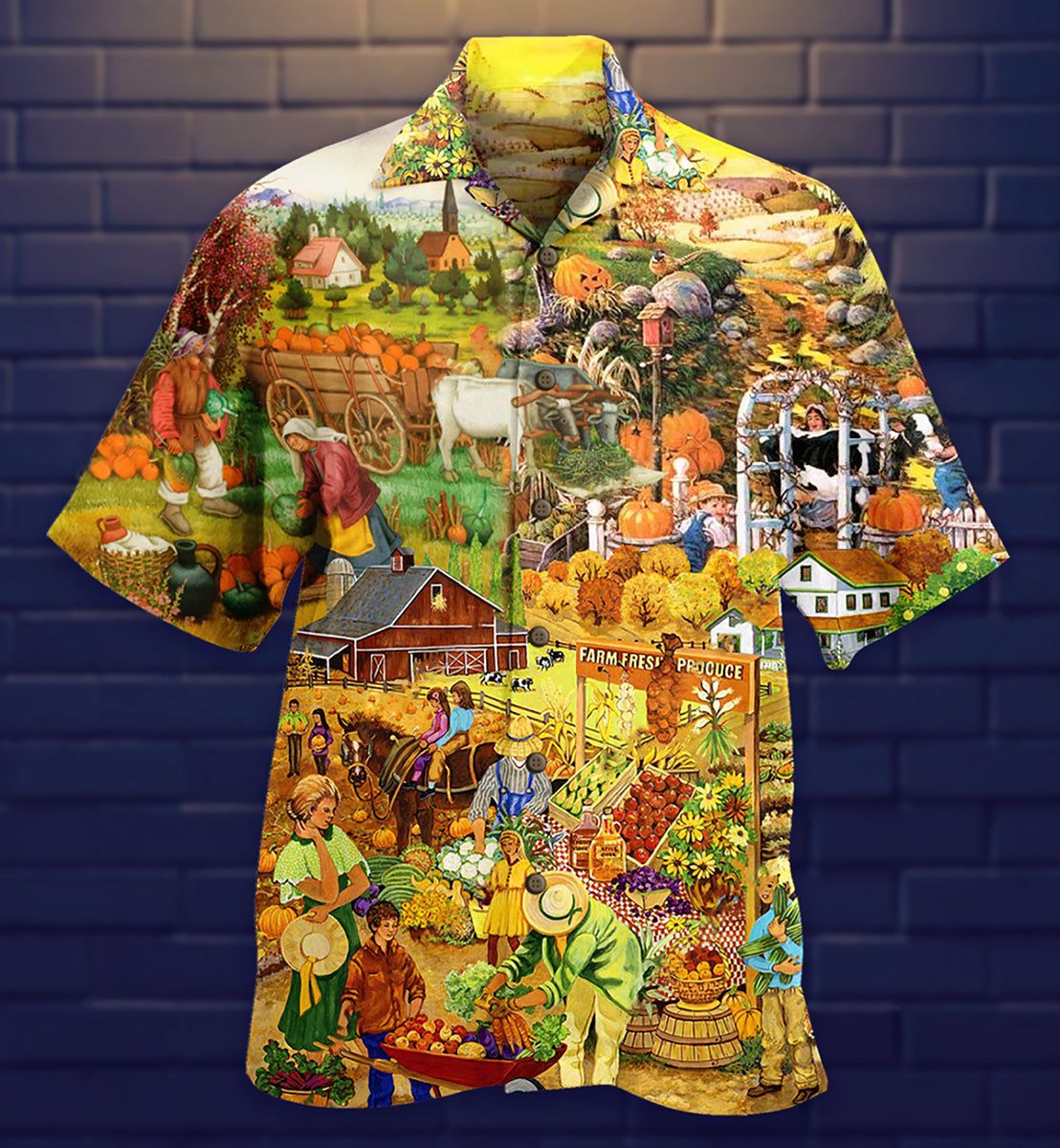 Farm Love Farmer Everyday - Hawaiian Shirt - Reefox
