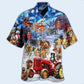 Farm Merry Xmas Lover Forever - Hawaiian Shirt - Reefox