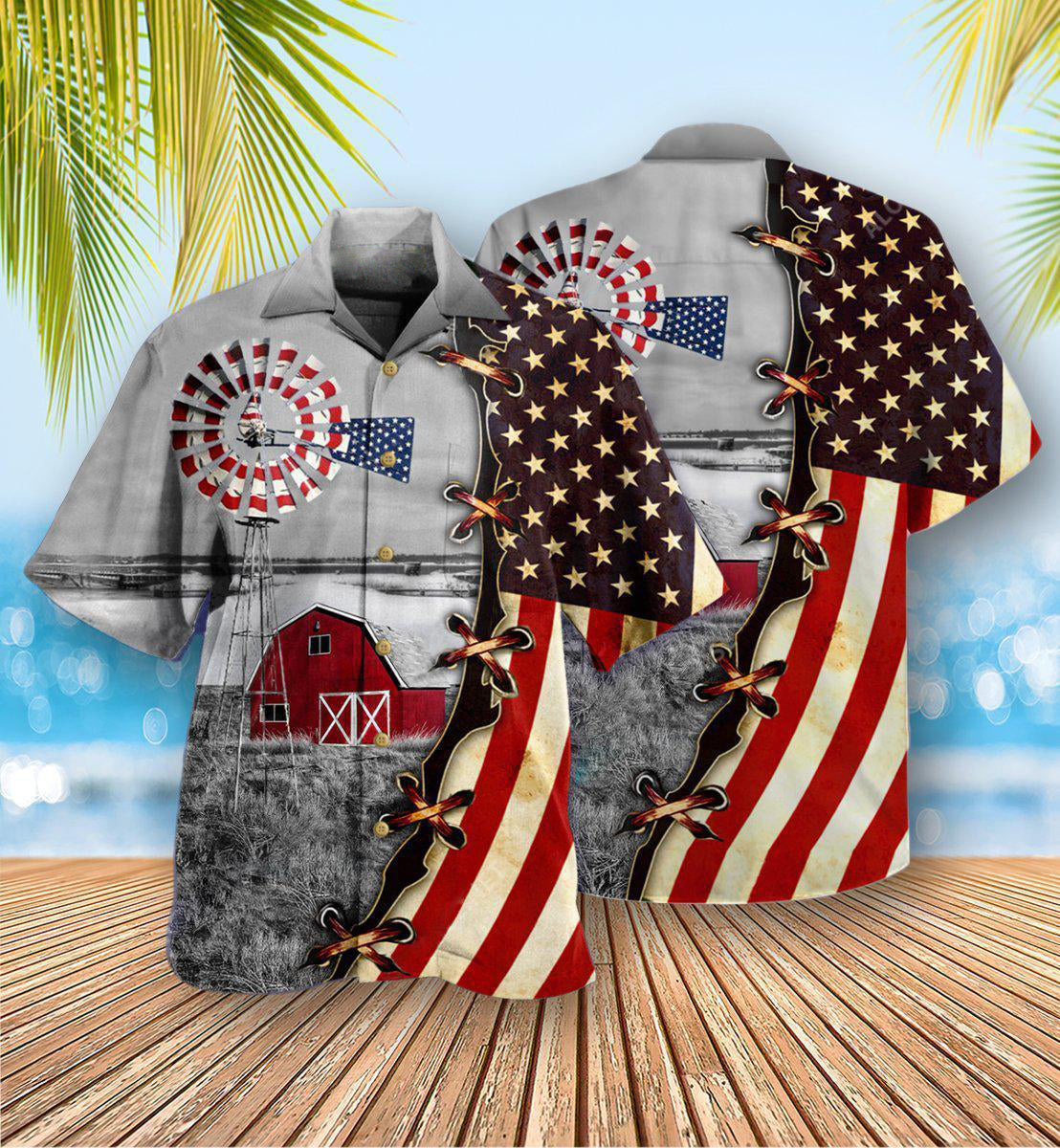 Farm Is A Way Of Life Patriotism - Hawaiian Shirt - Reefox