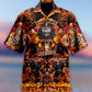 Firefighter On Fire Love Life - Hawaiian Shirt - Reefox