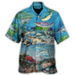 Fish Salmon Is My Therapy Cool - Hawaiian Shirt - Reefox