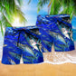 Fishing Love Ocean Blue Cool - Beach Short Reefox - Owls Matrix LTD