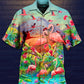 Flamingo Couple Love - Hawaiian Shirt - Reefox