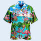 Flamingo Palm Sometimes You Just Need To Chill - Hawaiian Shirt - Reefox