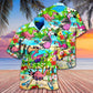 Flamingo The Running Flamingoes - Hawaiian Shirt - Reefox