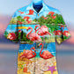 Flamingo Tropical Love Summer Style - Hawaiian Shirt - Reefox