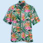 Flamingo Colorful Tropical Leaf Style - Hawaiian shirt - Reefox
