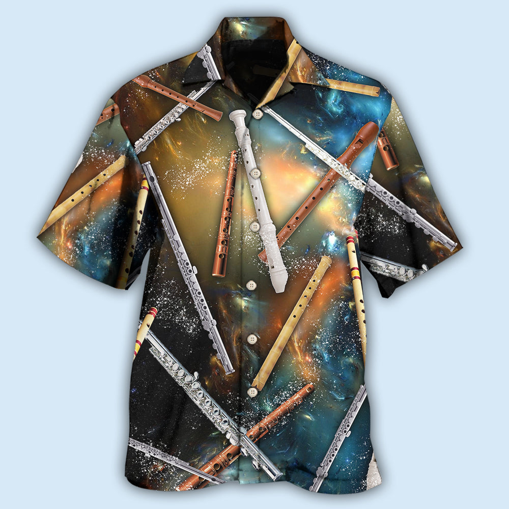 Flute Mysterious Galaxy - Hawaiian Shirt - Reefox